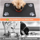 Pet Feeding Mat - Absorbent, Waterproof, Quick Dry